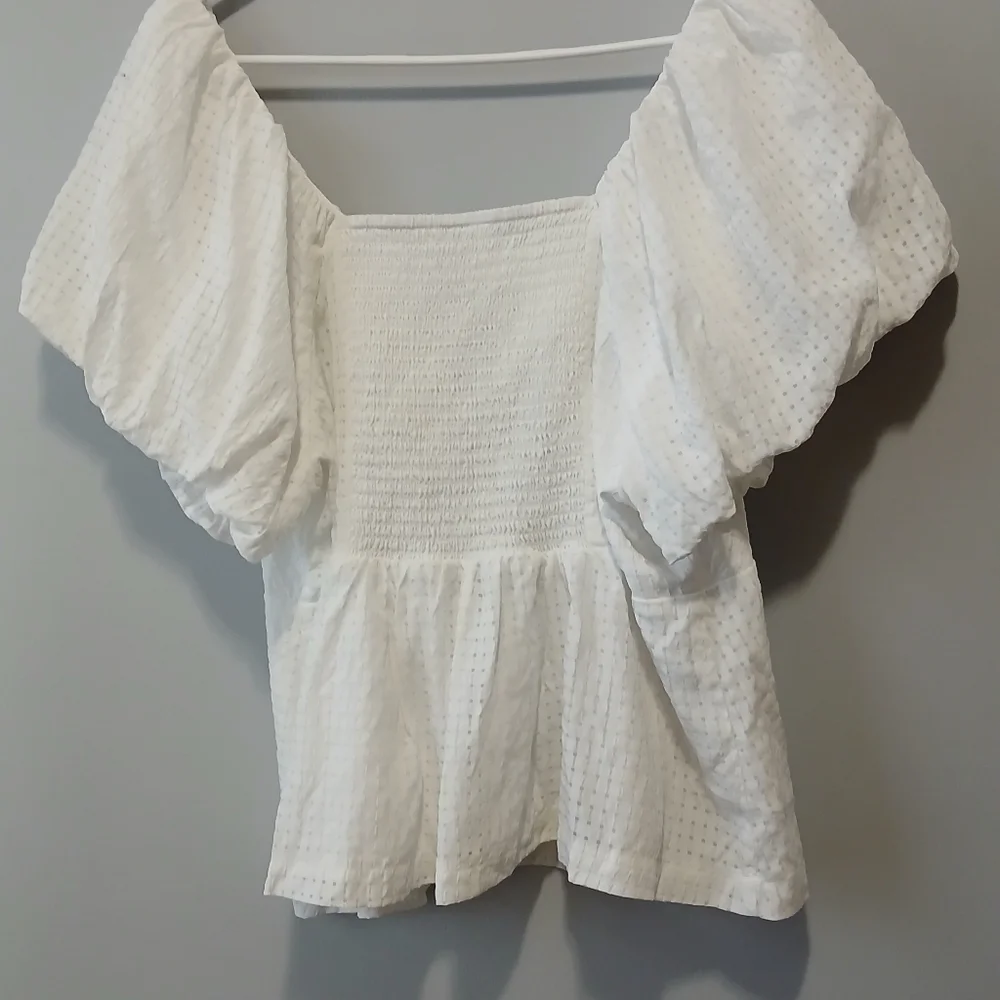 Old Navy Milkmaid Cottagecore Top Womens Size 2X Romantic Fairy - Picture 6 of 6